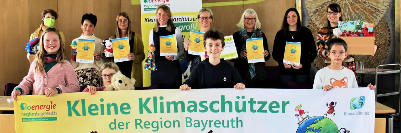 Preisverleihung Kleine Klimaschützer 2022 Gruppenfoto