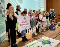 Ehrung der Kleinen Klimaschützer bei der RegioCOP 2024